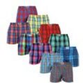 10PACK Herren Boxershorts Styx klassischer Gummizug mehrfarbig (10A101234567890) M Mehrfarbig