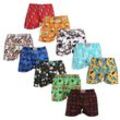 10PACK Herren Boxershorts Styx art klassischer Gummizug mehrfarbig (10A147374790789) S Mehrfarbig