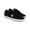 Sneaker DC SHOES "Crisis 2", Gr. 8,5(41), schwarz-weiß (schwarz), Obermaterial: Leder [Kuh] / Futter: Textil / Außensohle: Gummi, Schuhe