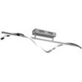 REALITY LEUCHTEN LED Deckenleuchte "ISABEL, Deckenlampe 26W LED kaltweiß 4000K 3000 Lumen, Switch Dimmer", grau (chrom), 1 flammig, H: 25,5cm,, Lampen, 3-Stufen dimmbar über Wandschalter, chrom verspiegelt, 100x 25x 18 cm