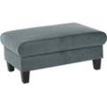 Stauraumhocker COTTA "Morven", grau (niagara), B:100cm H:45cm T:65cm, Microfaser PRIMABELLE (100% Polyester), Flachgewebe (100% Polyester), Samtstruktur (100% Polyester), Hocker, Hocker mit Stauraum Polsterhocker, mit Stauraum