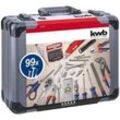 kwb Werkzeug Koffer inkl. 99-tlg. hochwertigem Werkzeug-Set, gefüllt, robust ...