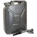Metallkanister Snakeoptik 20 Liter inkl. Ausgießer + Halter Benzinkanister Di...