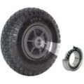 Sackkarrenrad 260x85 mm 3.00-4 Bollerwagenrad, Luftrad, Ersatzrad, Nabenlänge...