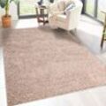 Hochflor-Teppich CARPET CITY "City Shaggy", beige, B:230cm H:30mm L:320cm, Polypropylen, Teppiche, Robuster Langflor Teppich uni, besonders flauschig weich