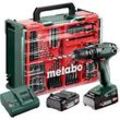Metabo Akku-Schlagbohrschrauber SB 18 Set mit 78-teiliger Mobiler Werkstatt - Kunststoffkoffer - 18V - 602245710