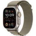 Apple Watch Ultra 2 LTE 49mm Titanium Case Alpine Loop S - Oliv , OLED, Touchscreen, 64 GB, GPS, 61,4 g