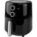 Nedis Heissluft Friteuse 3 l Timer: 30 min Analog Schwarz, Fritteuse, Schwarz