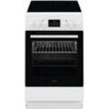AEG CCB54481BW, 50 cm Standherd Glaskeramik-Kochfeld / Bräterzone / Mehrkreiskoc...