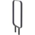 Fahrradanlehnbügel 115x45 cm Flachstahl 12 mm pulverbeschichtet zum Einbetoni...