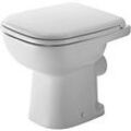 Duravit D-Code Stand Tiefspül WC 2108090000 Abgang waagrecht, weiss