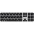 Apple Magic Keyboard (2024) mit Ziffernblock und Touch ID Tastatur kabellos schwarz, silber