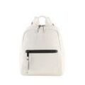 TOM TAILOR Damen TTTAMARA S Rucksack in Canvas-Optik, weiß, Uni, Gr. ONESIZE