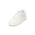 Sneaker MARC O'POLO "aus hochwertigem Rindleder", Damen, Gr. 36, creamy weiß, weiß, Obermaterial: 100% Leder, unifarben, Schuhe