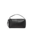 Umhängetasche MARC O'POLO "aus einer Lederalternative aus recyceltem Polyester", Damen, Gr. B/H/T: 15cm x 30cm x 7cm, schwarz, Polyester, unifarben, Taschen