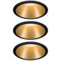 Paulmann Einbauleuchte LED Coin Cole | Ø 88 mm | Deckenlampe Badezimmer | IP44 | 3-Stufen-dimmbar