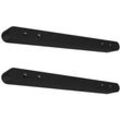 Paulmann CorDuo Seilsystem Montageset Halterung 2er-Set, Chrom, Weiß oder Schwarz matt, Spannmontage