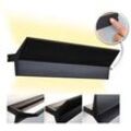 Paulmann LED Wandleuchte Stine, 13 W, 970 lm, 2700 K Warmweiß, Dimmbar, Schwenkbar, Schwarz matt