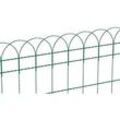 Alberts Ziergeflecht-Zaun Rondo, Grün, H: 650 mm | L: 10 m, verzinkt, 65 cm hoch, Beetumrandung