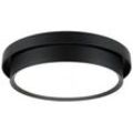 Paulmann LED Deckenleuchte, 3-Step-Dim, Malik, 2700 K, 850 lm, 230 V, 13,5 W, dimmbar, Schwarz matt