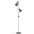 Paulmann Stehlampe | Neordic Haldar 2 | Bogenleuchte | Leselampe | Wohnzimmer | dimmbar | 2-flammig