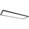 Paulmann LED Panel Atria Shine, eckig, 4000K Neutralweiß, Wand-, Deckenlampe, 580x200 mm, Schwarz