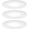 Paulmann LED Einbauleuchte Nova rund | Einbaustrahler inkl GU10 LED | IP44 Deckenlampe | 6,5 W