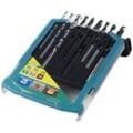 Wolfcraft Bohrer-Set Holz Metall Stein Bohrersatz Bohrerset Spiralbohrer 9-tlg