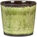Scheurich Tradition Blumentopf aus Keramik, rund, Glasur-Effekt, Meadow Glaze, 15,1 x 13,5 cm