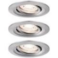 Paulmann LED Einbauleuchte Nova mini Plus | EasyDim | Deckenstrahler-Set | schwenkbar | Warmweiß