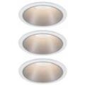 Paulmann Einbauleuchte LED Coin Cole | Ø 88 mm | Deckenlampe Badezimmer | IP44 | 3-Stufen-dimmbar