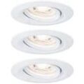 Paulmann LED Einbauleuchte Nova mini Plus | EasyDim | Deckenstrahler-Set | schwenkbar | Warmweiß