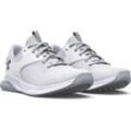 Trainingsschuh UNDER ARMOUR "UA W Charged Aurora 2", Gr. 36, weiß, weiß, metallic warm silber, Textil, Synthetik, sportlich, Schuhe