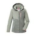 Funktionsjacke KILLTEC "KOS 366 WMN JCKT", Damen, Gr. 38, grün (helloliv), Oberstoff: 100% Polyester, Futter: 100% Polyester, sportlich, Jacken