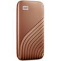 WD externe SSD "My Passport™ SSD", gold (goldfarben), 2 TB, Festplatten