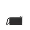 Umhängetasche MARC O'POLO "mit abnehmbarem Schulterriemen", Damen, Gr. B/H/T: 22cm x 13cm x 3cm, schwarz, Leder, unifarben, Taschen