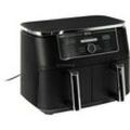 Foodi MAX Dual Zone Heißluftfritteuse AF400EU schwarz, 2x 1.235 Watt, 2 Körbe je 4,75 Liter