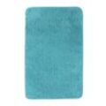 NYVI Badematte NYVISpa Lasalle - Badezimmerteppich - Rutschfest, Saugfähig, Schnell Trocknend, Fußbodenheizung geeignet, Waschbar, Weich Farbe:Aqua;Größe:Badematte 70x120 cm