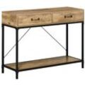 HOMCOM Konsolentisch Spanplatte, Metall