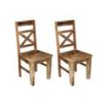 2er Set Massivholz Essstuhl Esszimmerstuhl Küchenstuhl Wohnzimmer Stuhl