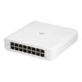 Ubiquiti UniFi Switch Lite USW-Lite-16-POE - Switch - managed - 16 x 10/100/1000 (8 PoE+) - Desktop, wandmontierbar - PoE+ (45 W)
