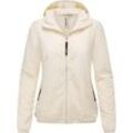 Outdoorjacke RAGWEAR "Vinzie B", Damen, Gr. L (40), beige (ecru), 100% Nylon, casual, lässig geschnitten hüftlang, Langarm Ärmel ohne Ärmelschlitz elastischer Bund mit Gummizug, Jacken, Leichte Übergangsjacke mit Kapuze