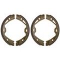 FEBI BILSTEIN Handbremsbeläge PORSCHE 184553 99635299300,99635299301,99635299302 Handbremsbacken,Bremsbackensatz, Feststellbremse 99735299301
