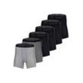 Boxershorts UNDER ARMOUR "Boxershort UA PERFORMANCE TECH - SOLID 6 IN 6PK 6er Pack", Herren, Gr. L, schwarz (schwarz, schwarz, grau), Obermaterial: 90% Polyester Pol. recyc.. 10% Elasthan EL., Unterhosen