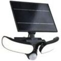 Paulmann Solar LED Wandfluter Sonlig, Bewegungsmelder, IP65, 3000 K, 1100 lm, Anthrazit, Kunststoff