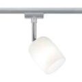 Paulmann URail Spot Blossom, Schienensystem Deckenleuchte G9, Metall Glas, Chrom, Leuchte Satin