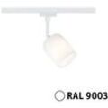 Paulmann URail Spot Blossom, Schienensystem Deckenleuchte G9, Metall Glas, Signalweiß, Leuchte Satin