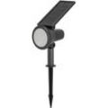 EGLO LED Solarlampe außen Sambuco Außenleuchte RGB Gartenspot Outdoor Lampe IP44
