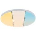 Paulmann LED Panel Velora rund, mit weißem Farbwechsel, 3000 - 6000 K, IP 20