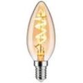 Paulmann Vintage Edition LED Kerze, E14, 4 W, 150 lm, 1800 K, dimmbar, Ø 35 mm, Gold